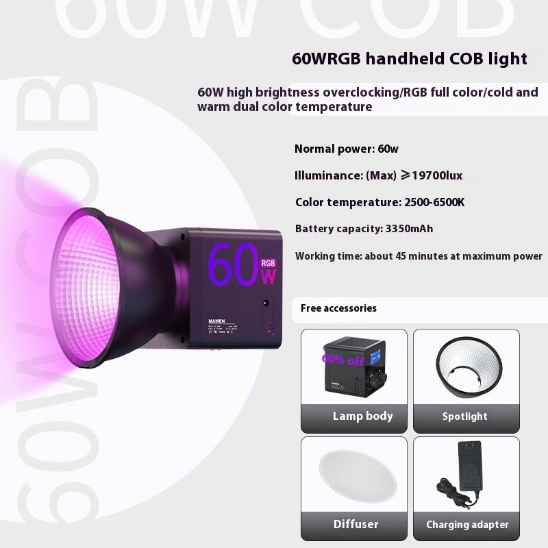 Mobile Outdoor Live Photography Handheld Fill Light