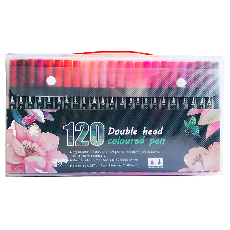 Soft Head Double Head Watercolor Pens Set Art Supplies