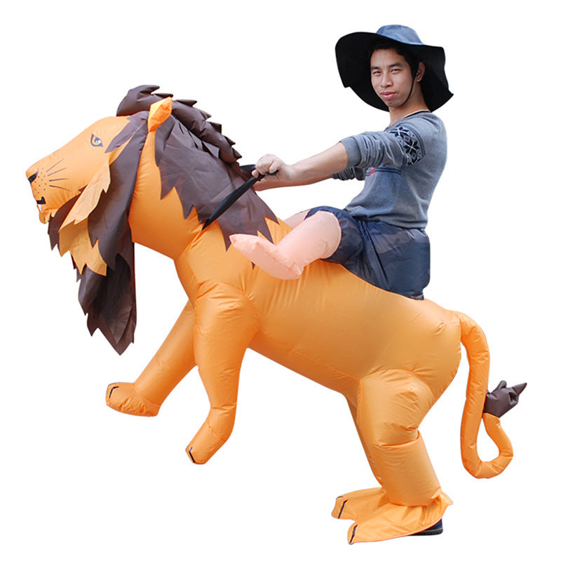 Halloween Children's Clothes Lion Tiger Inflatable Costume