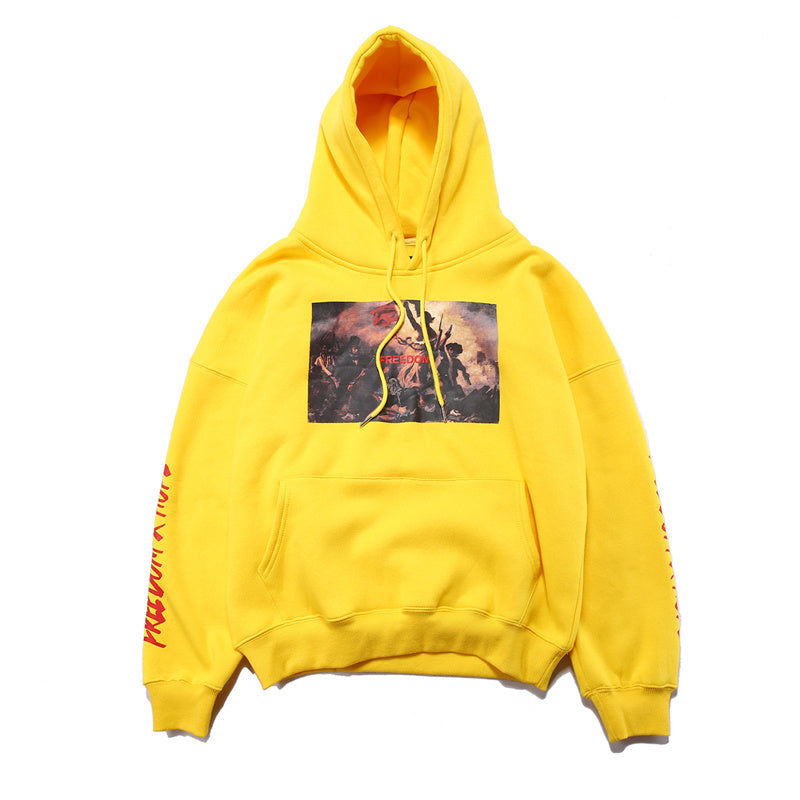Fleece hooded sweatshirt