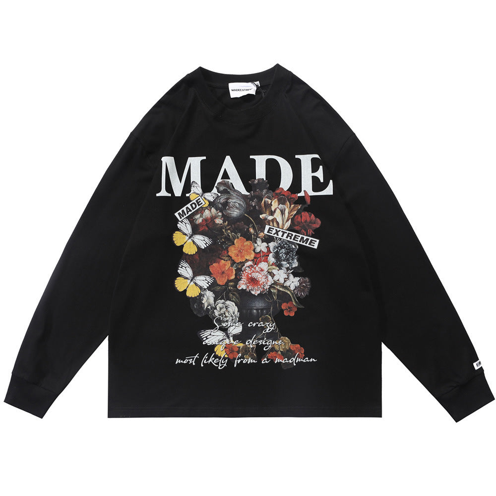 Fried Street Loose Crew Neck T-Shirt