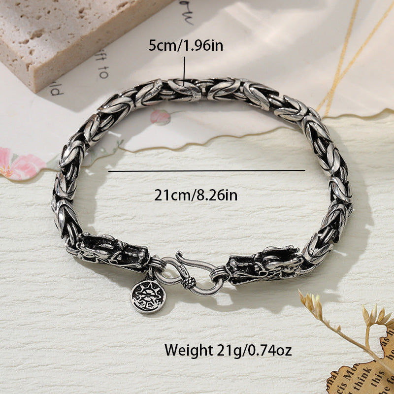Retro Hip Hop Dragon Bracelet