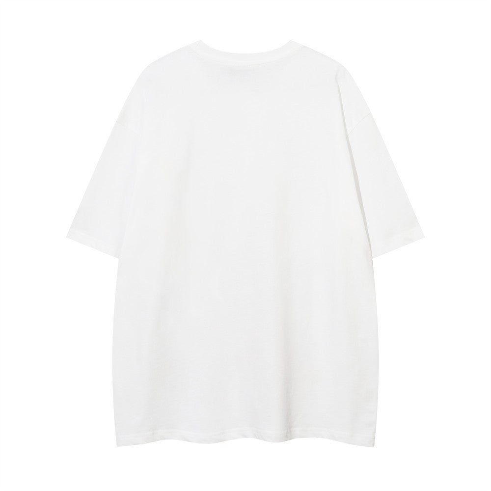 Graffiti Cartoon Loose T-shirt Idle Style