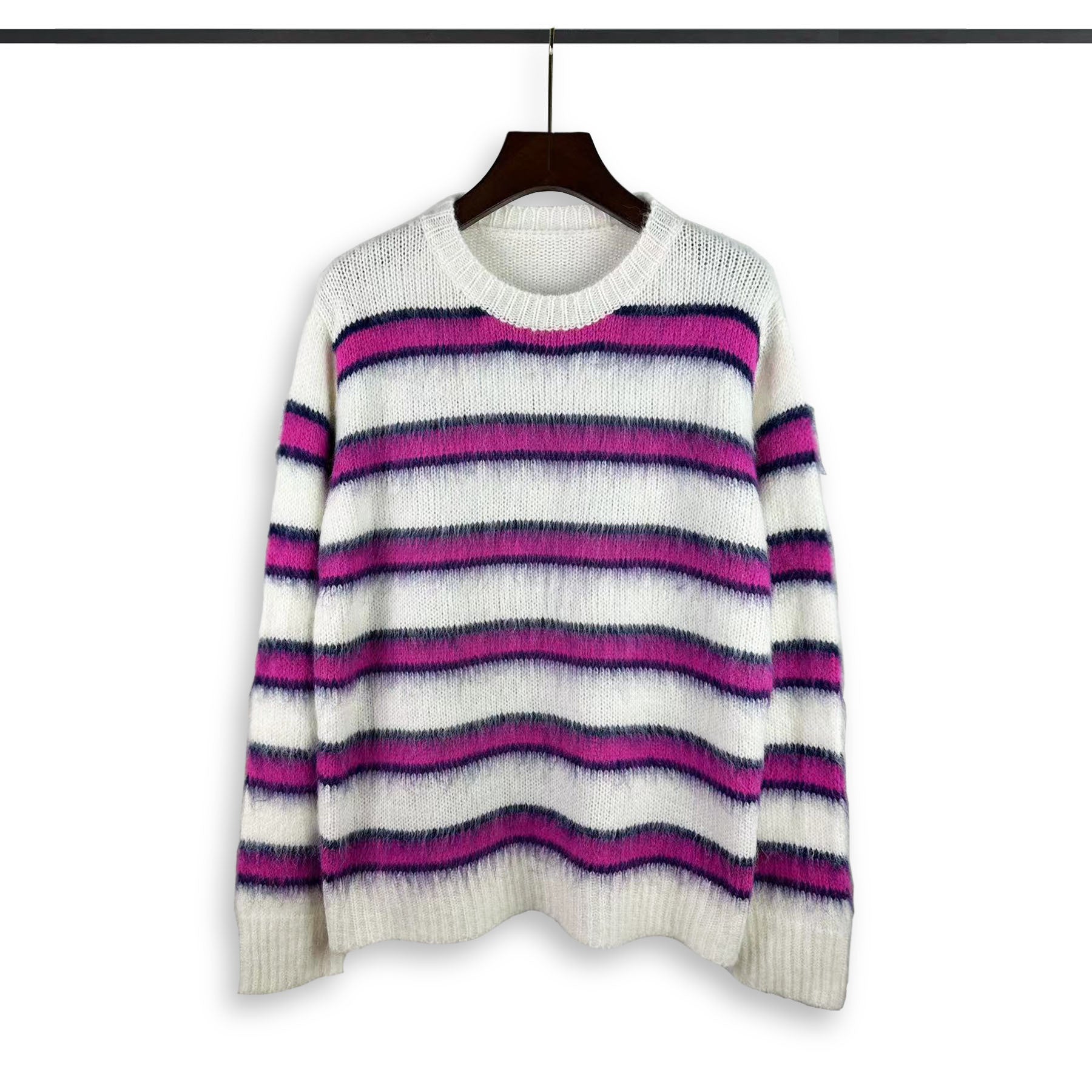 High Street American Style Trend Loose Striped Sweater