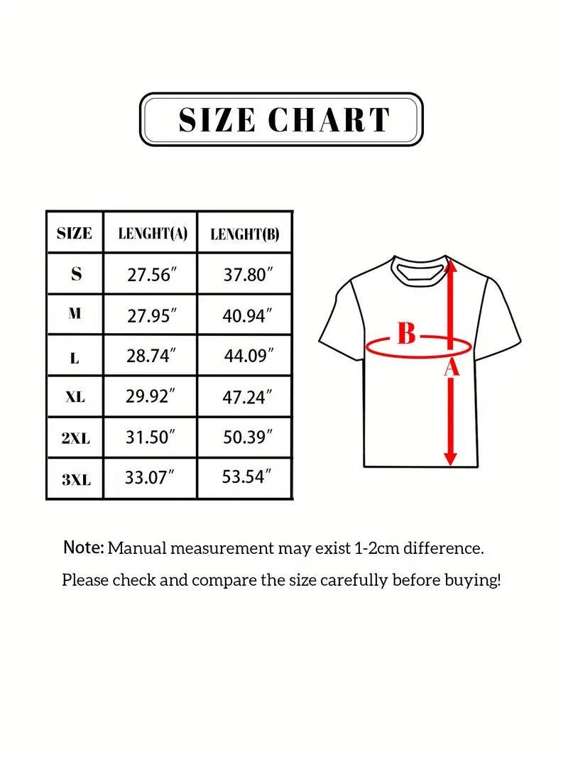 Summer New Printed T-shirt - Customizable Pattern