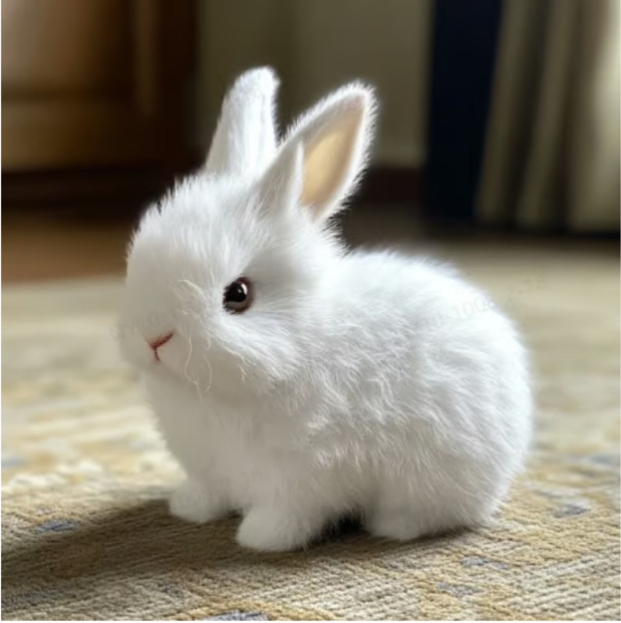 Creative Cartoon Plush Realistic Rabbit Toy