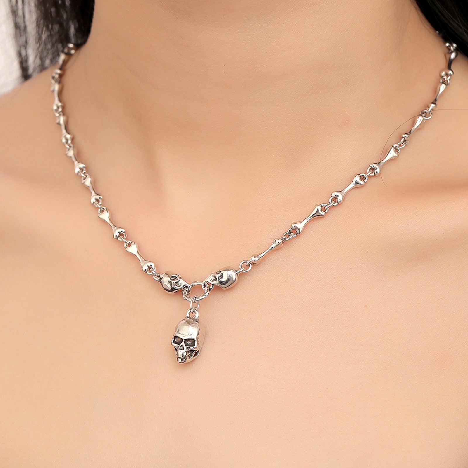 Niche Hip Hop Skull Pendant Tide