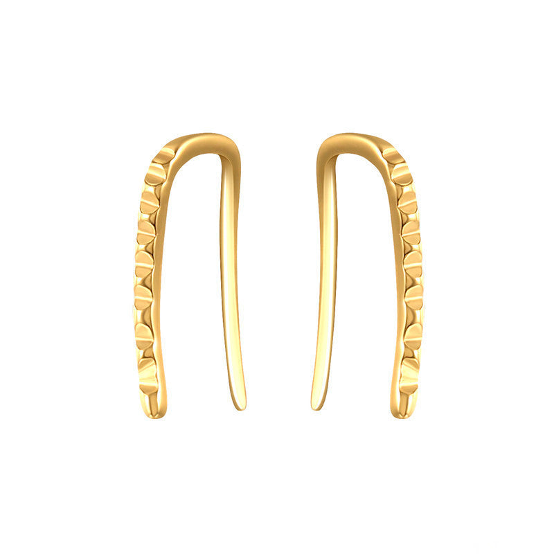 Irregular grain earrings earrings