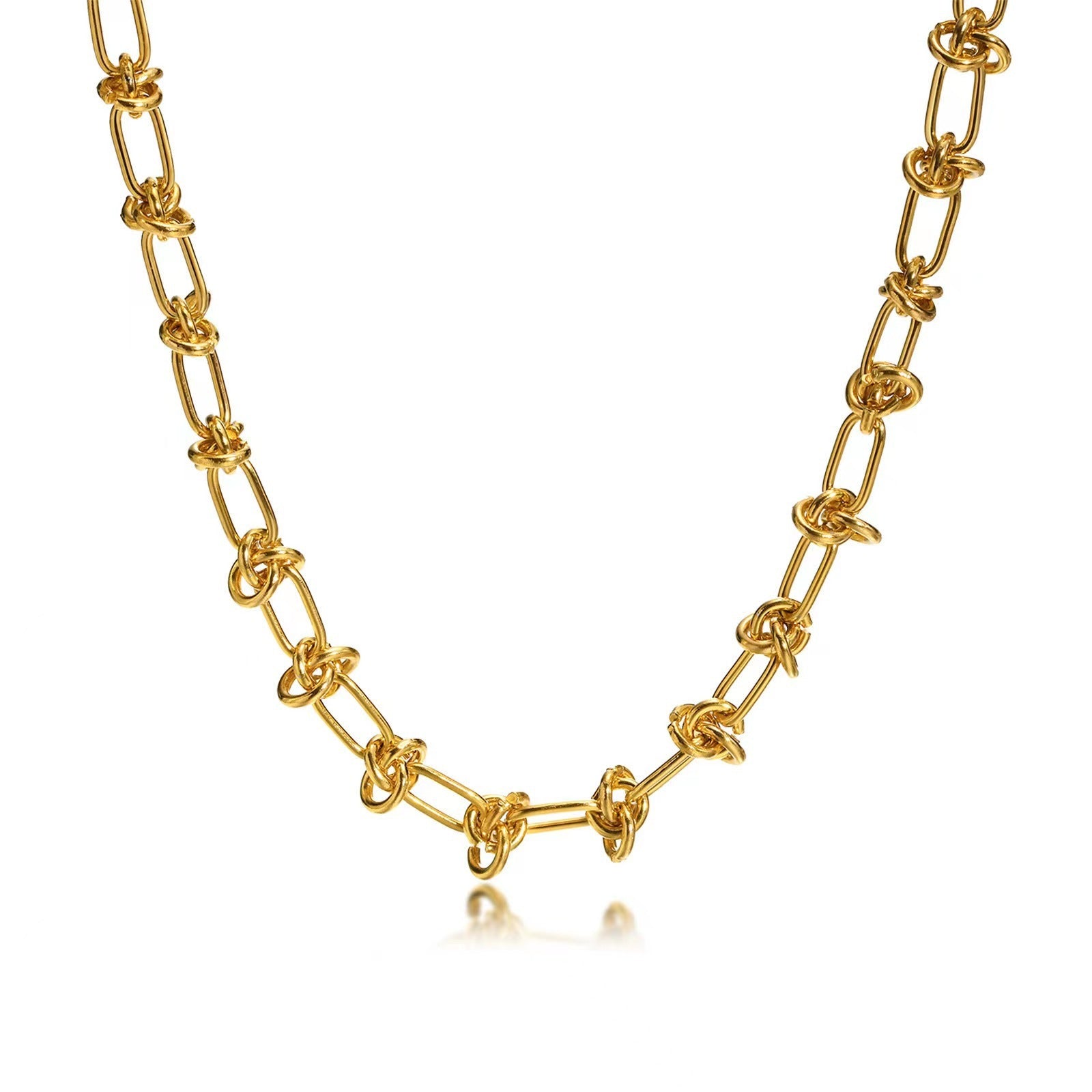 Street Style Knot Simple Pure Necklace