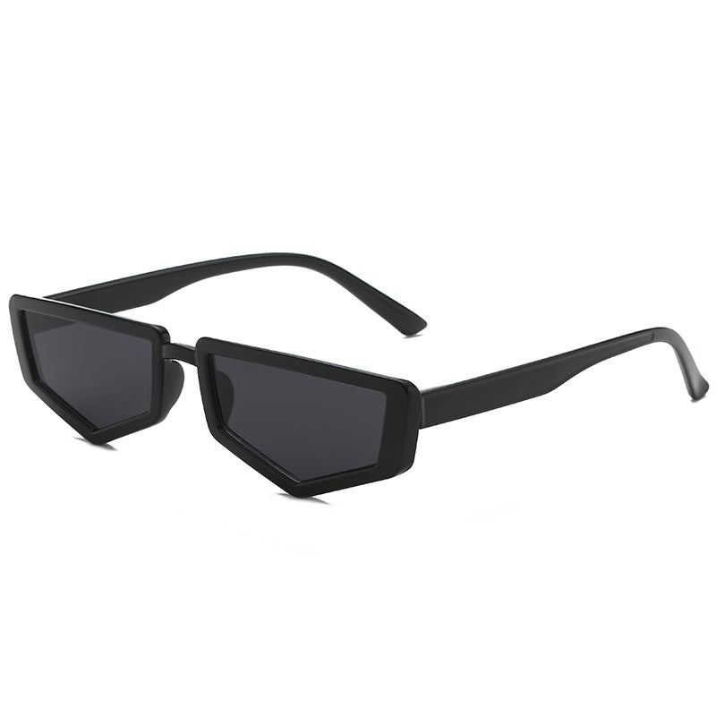 Street shot concave shape sunglasses