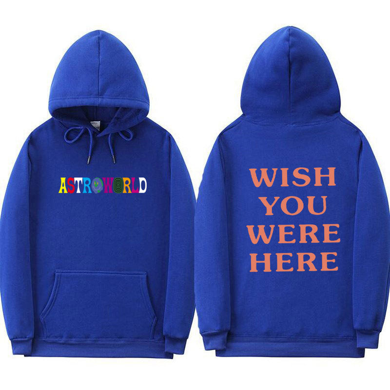 Street plus fleece hooded sweater