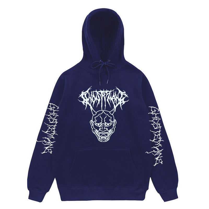 Printed hooded sweatshirt
