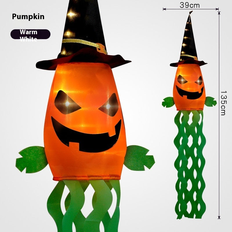 Halloween Hat LED Ghost Lighting Chain Ghost Festival Party Decoration
