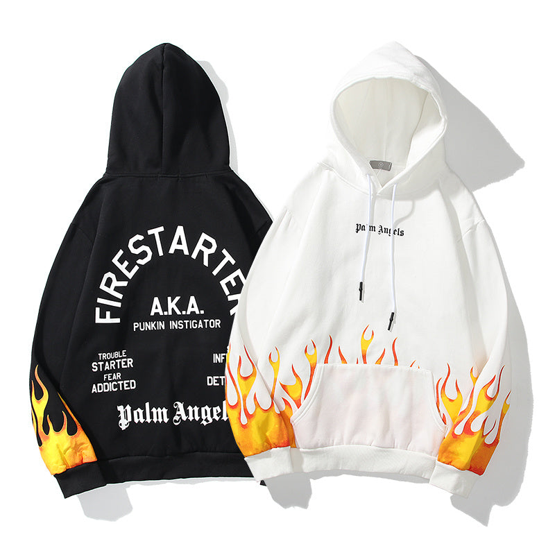 Flame hooded sweatshirt