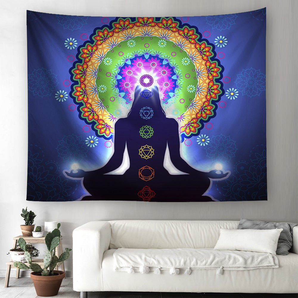 Tapestry picnic mat statue tapestry digital printing wall hanging