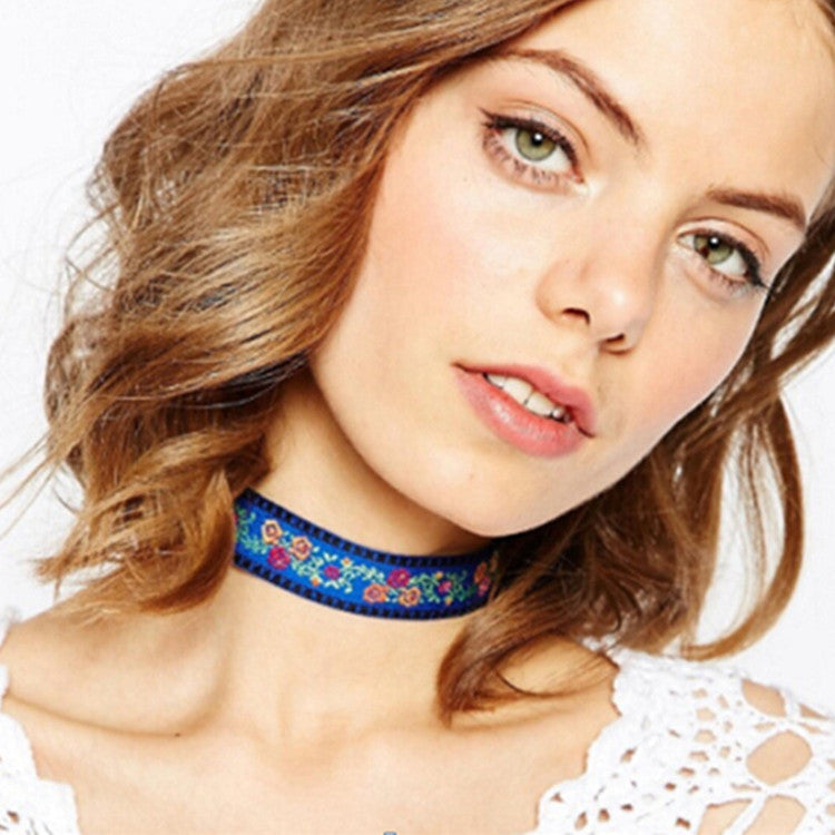 Korean Style Popular Street Style Cotton Collar Necklace