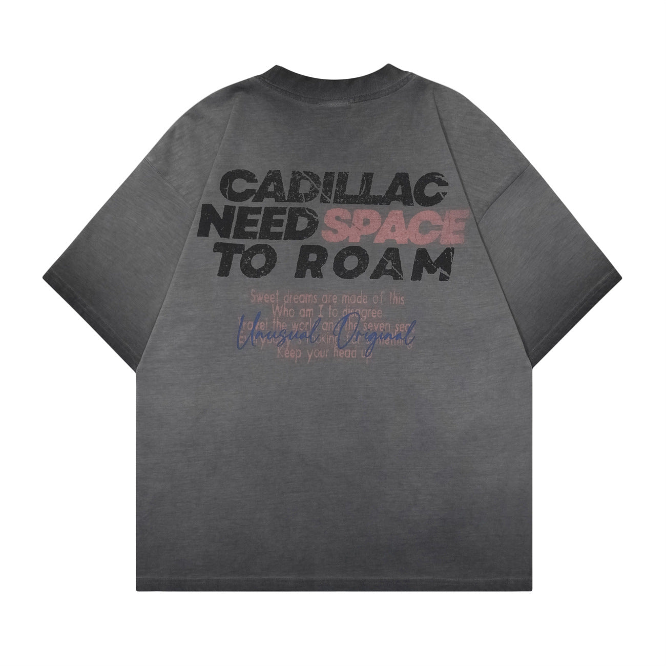 Street Tide Brand Washed T-shirt