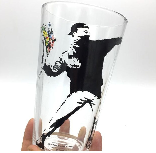 Street art industrial glass