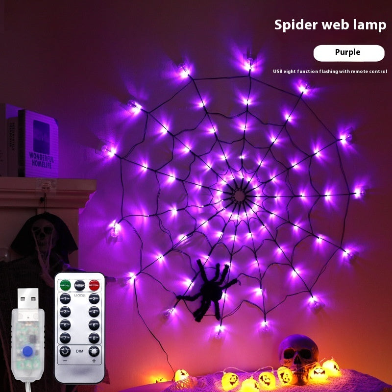 Halloween Hat LED Ghost Lighting Chain Ghost Festival Party Decoration