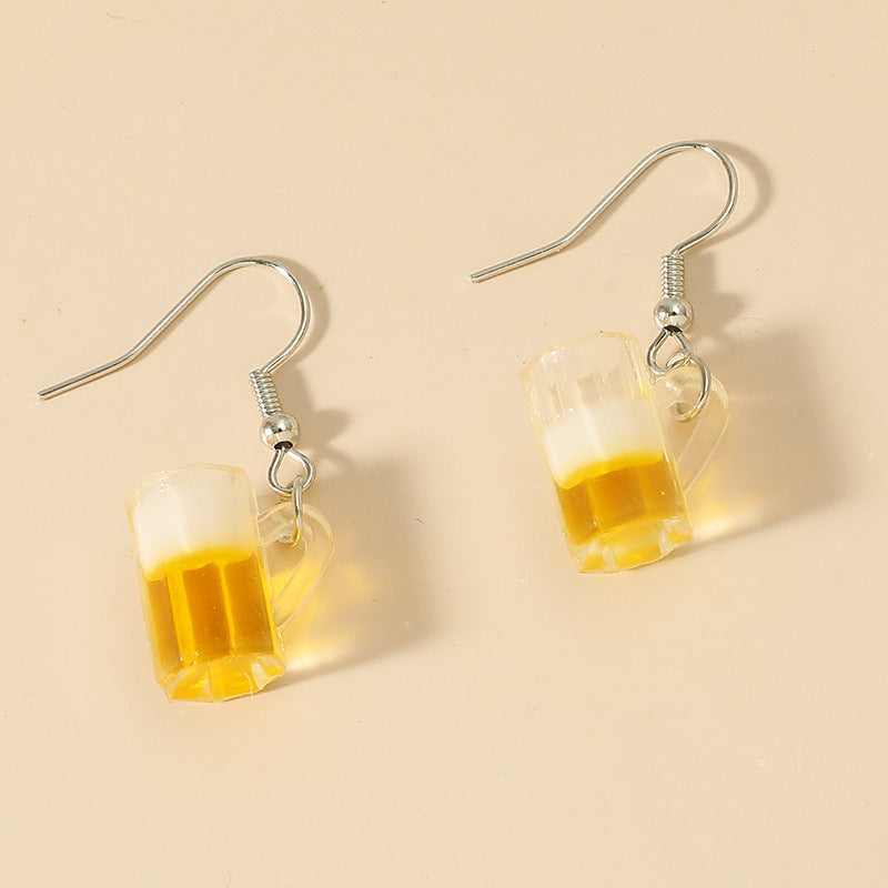 Personality Minority Leaf Fruit Earrings