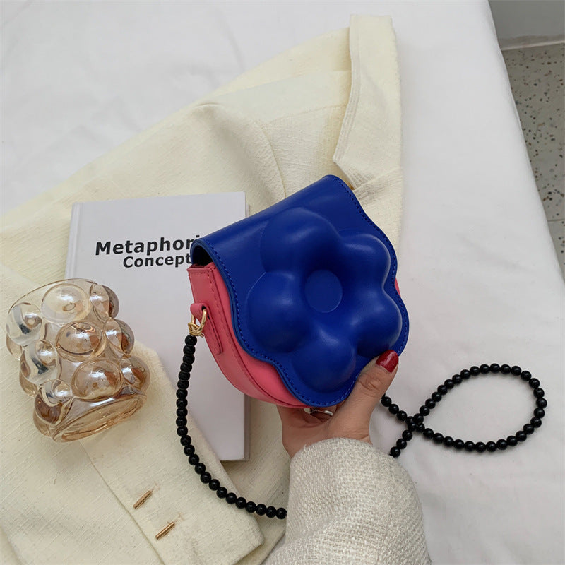Mini Niche Design Flower Saddle Bag Fashion