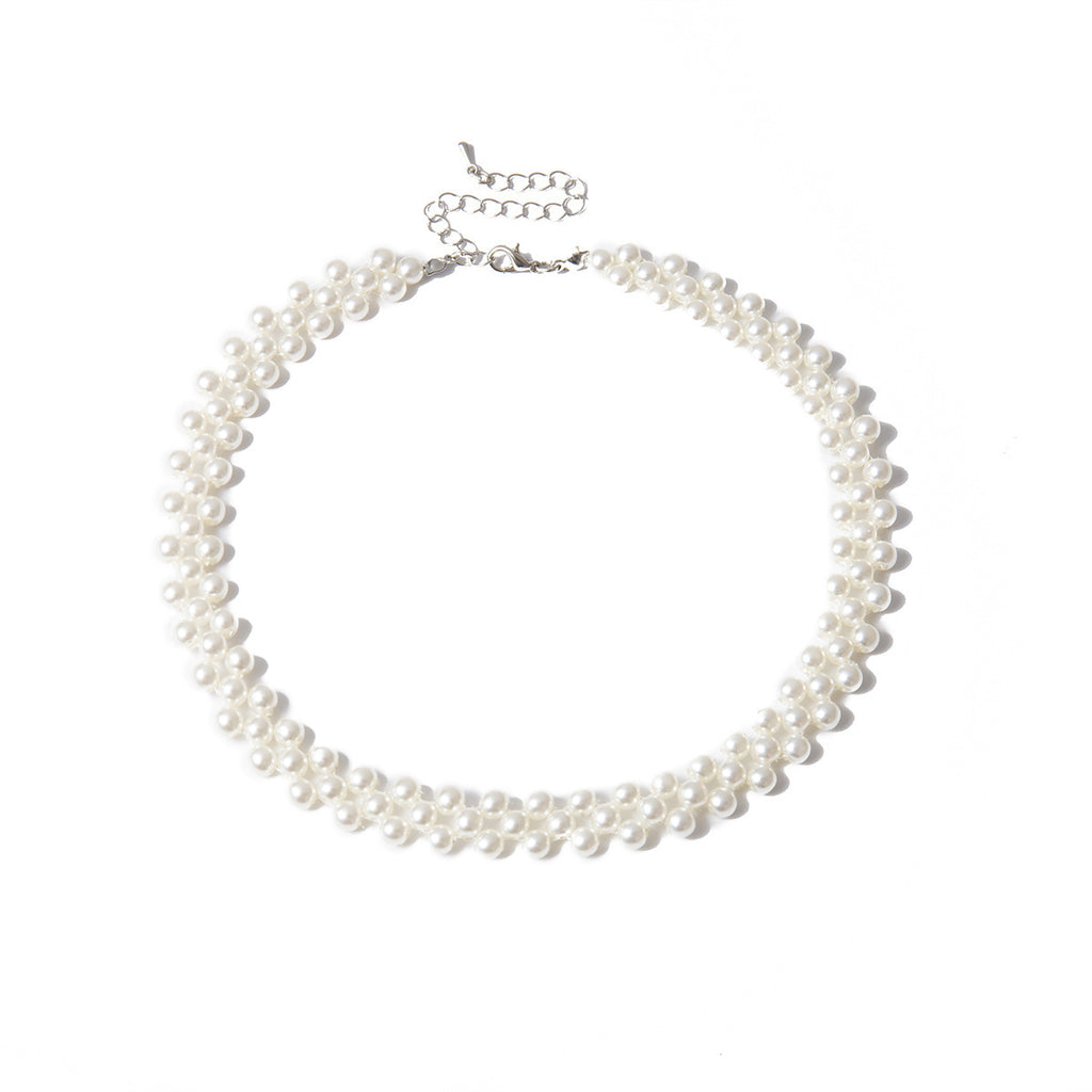 Fashion street beaded round necklace