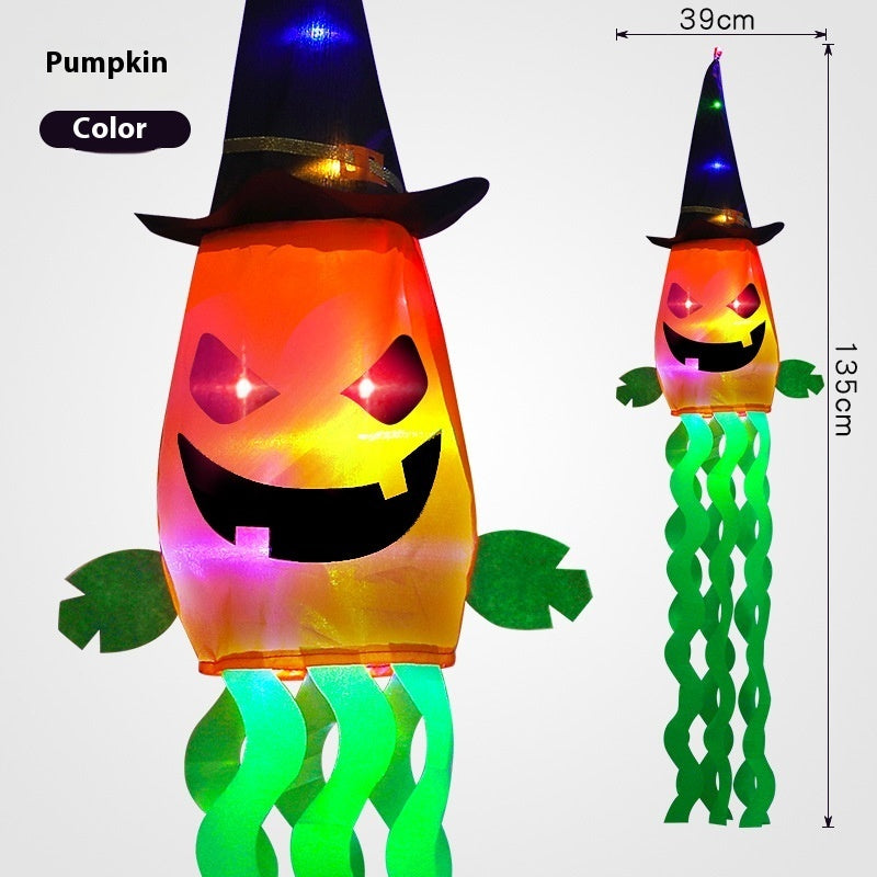 Halloween Hat LED Ghost Lighting Chain Ghost Festival Party Decoration