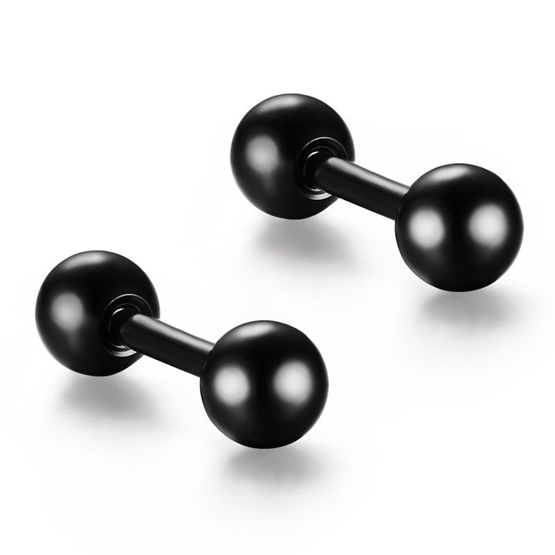 Personality Trend Earrings Titanium Steel Earrings Earrings Bone Nails Korean Earrings