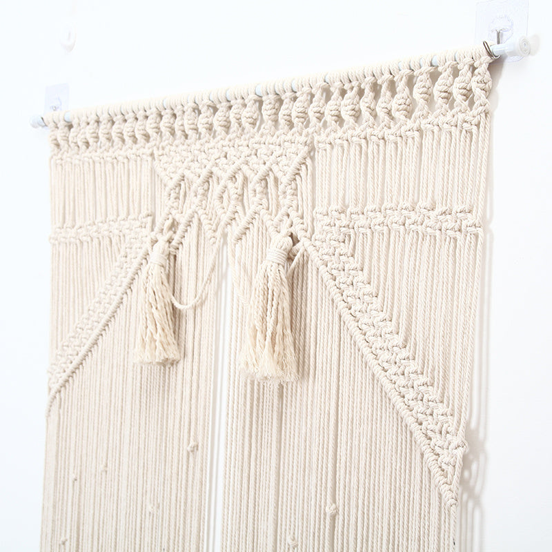 Wall Hanging Macrame Curtain Bohemian Hand Woven