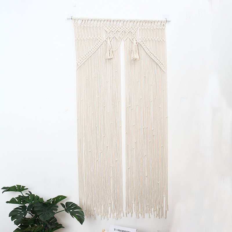 Wall Hanging Macrame Curtain Bohemian Hand Woven