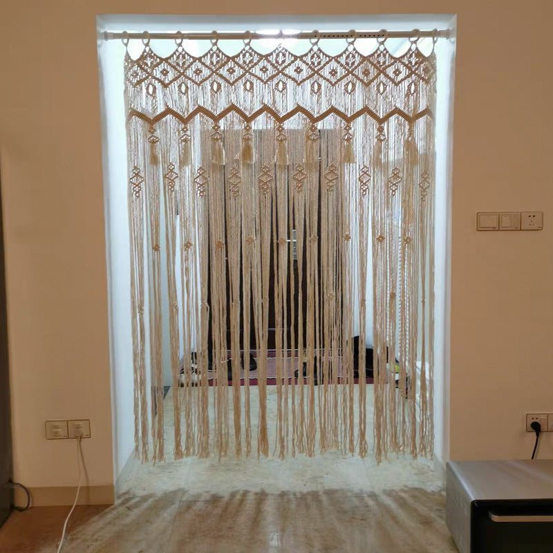 Door Curtain Tapestry Hand-Woven Curtain Tapestry Pastoral Wedding Tapestry