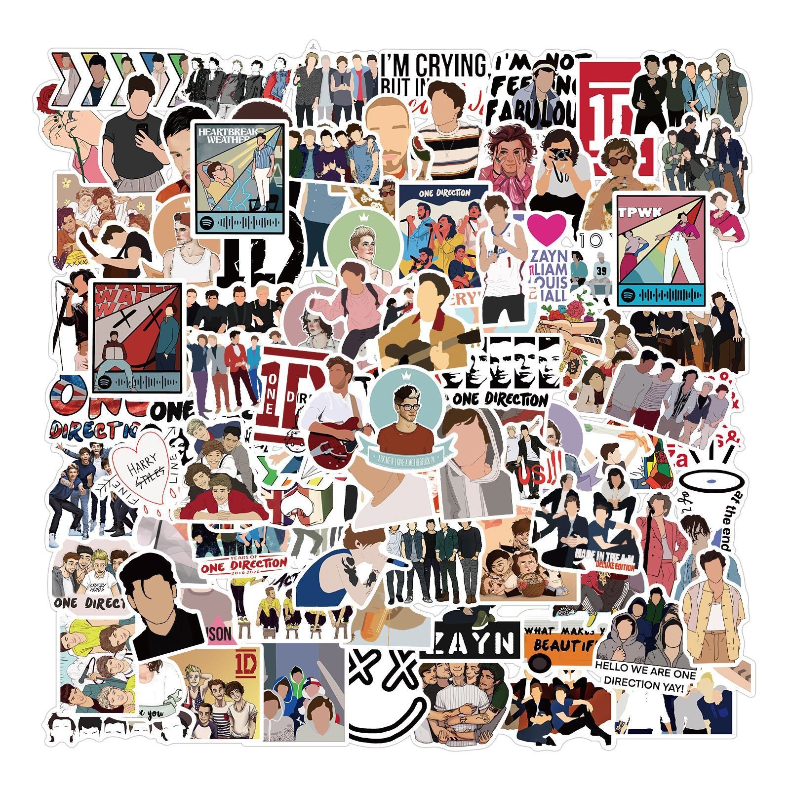 Band Graffiti Stickers Waterproof