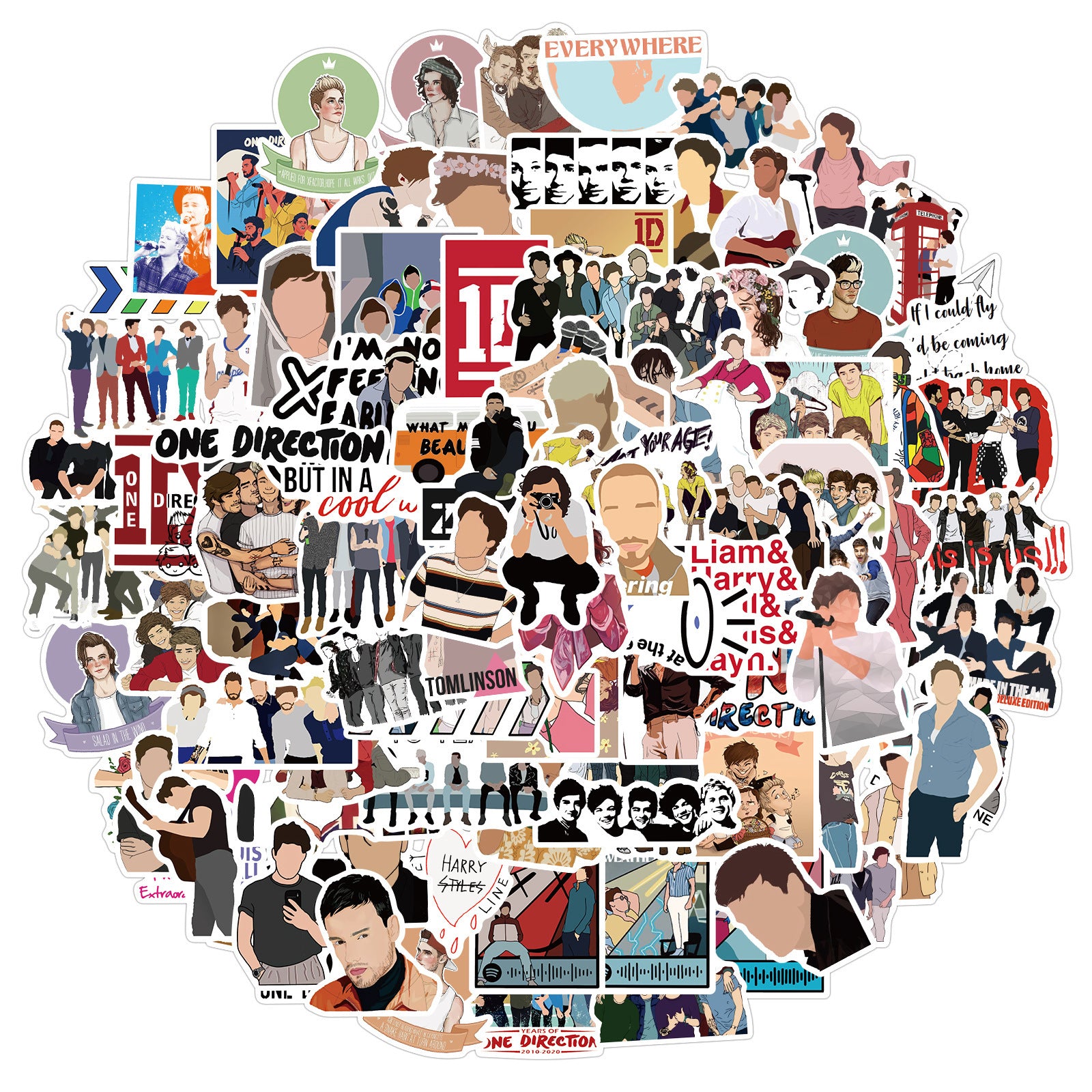 Band Graffiti Stickers Waterproof