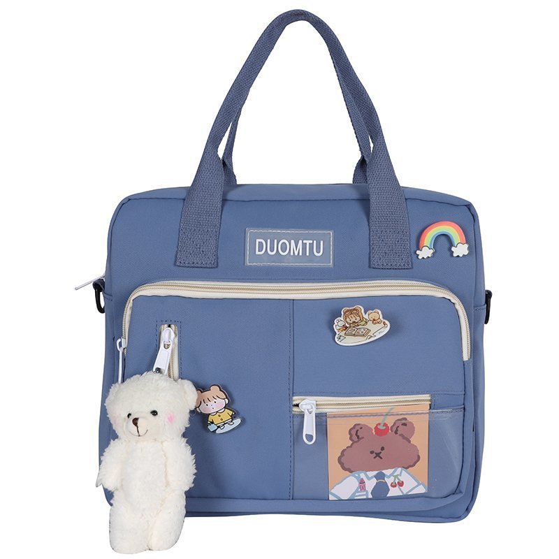 Small  Harajuku Style Art Canvas Multi-purpose Handbag