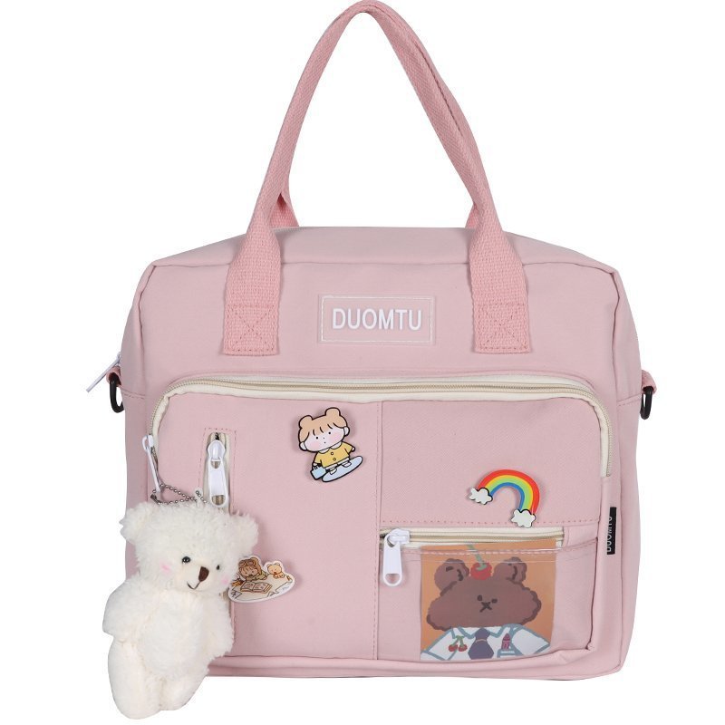 Small  Harajuku Style Art Canvas Multi-purpose Handbag