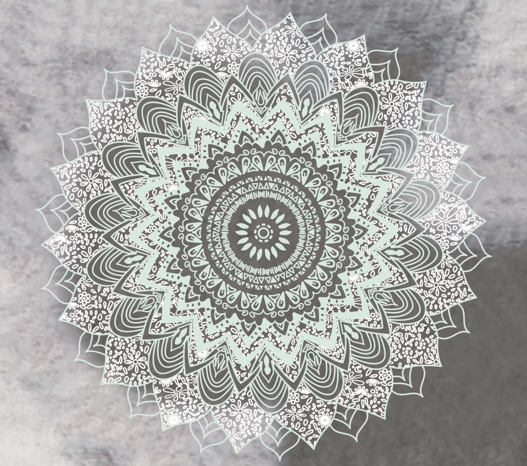 Cloth Mandala Flower Pattern Printed Tapestry