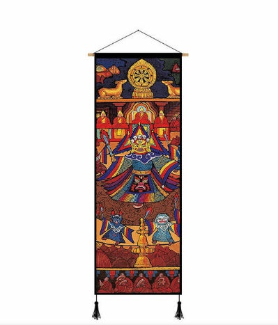 Chinese Tibetan Culture Canvas Poster Wall Art Painting