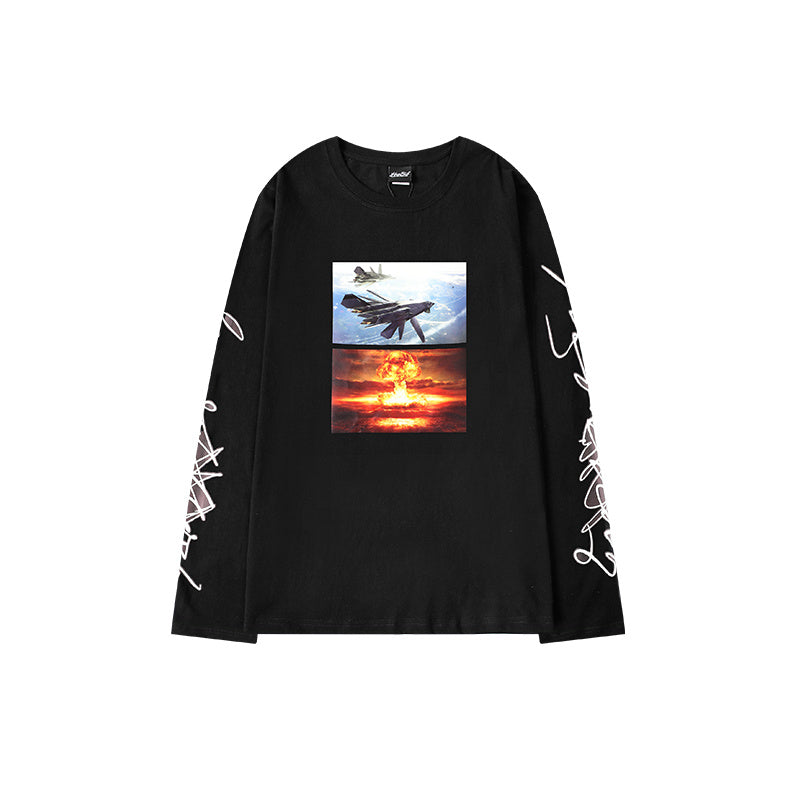 Air combat hip hop T-shirt