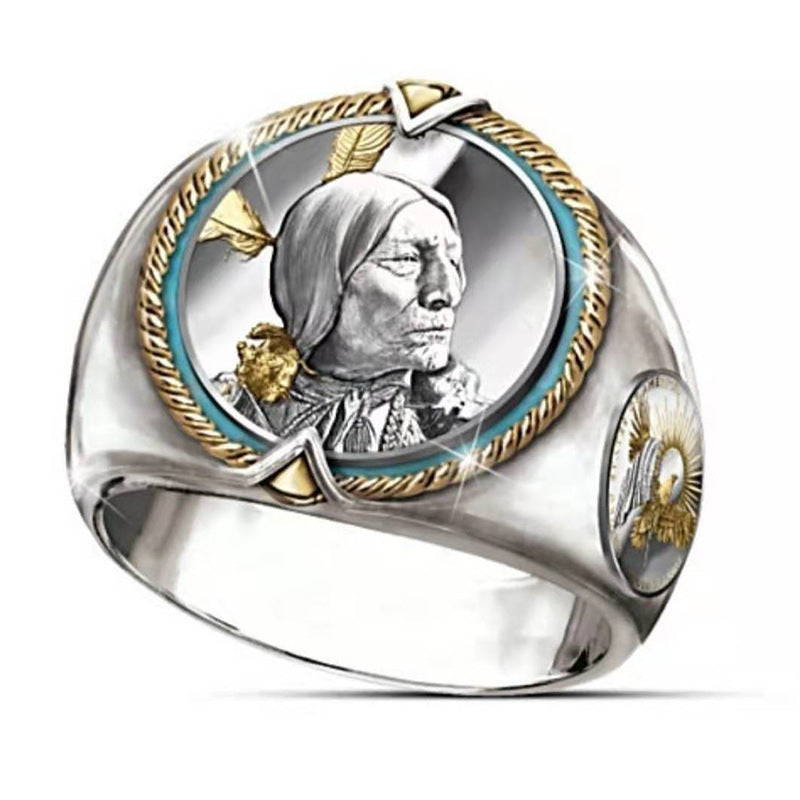 Indian  Pirate Eagle Ring