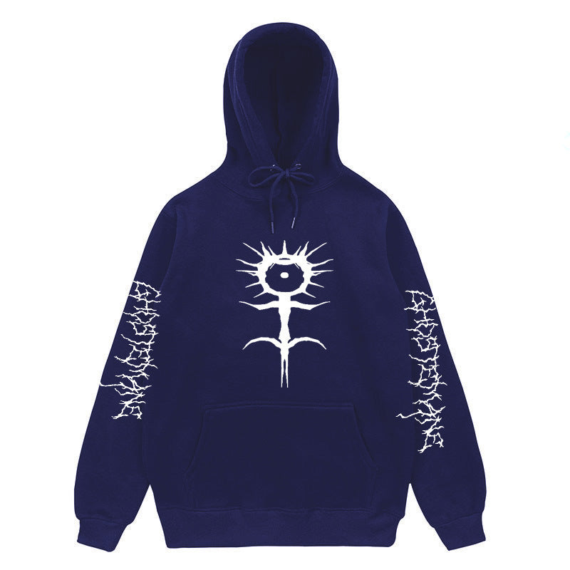 Printed hooded sweatshirt