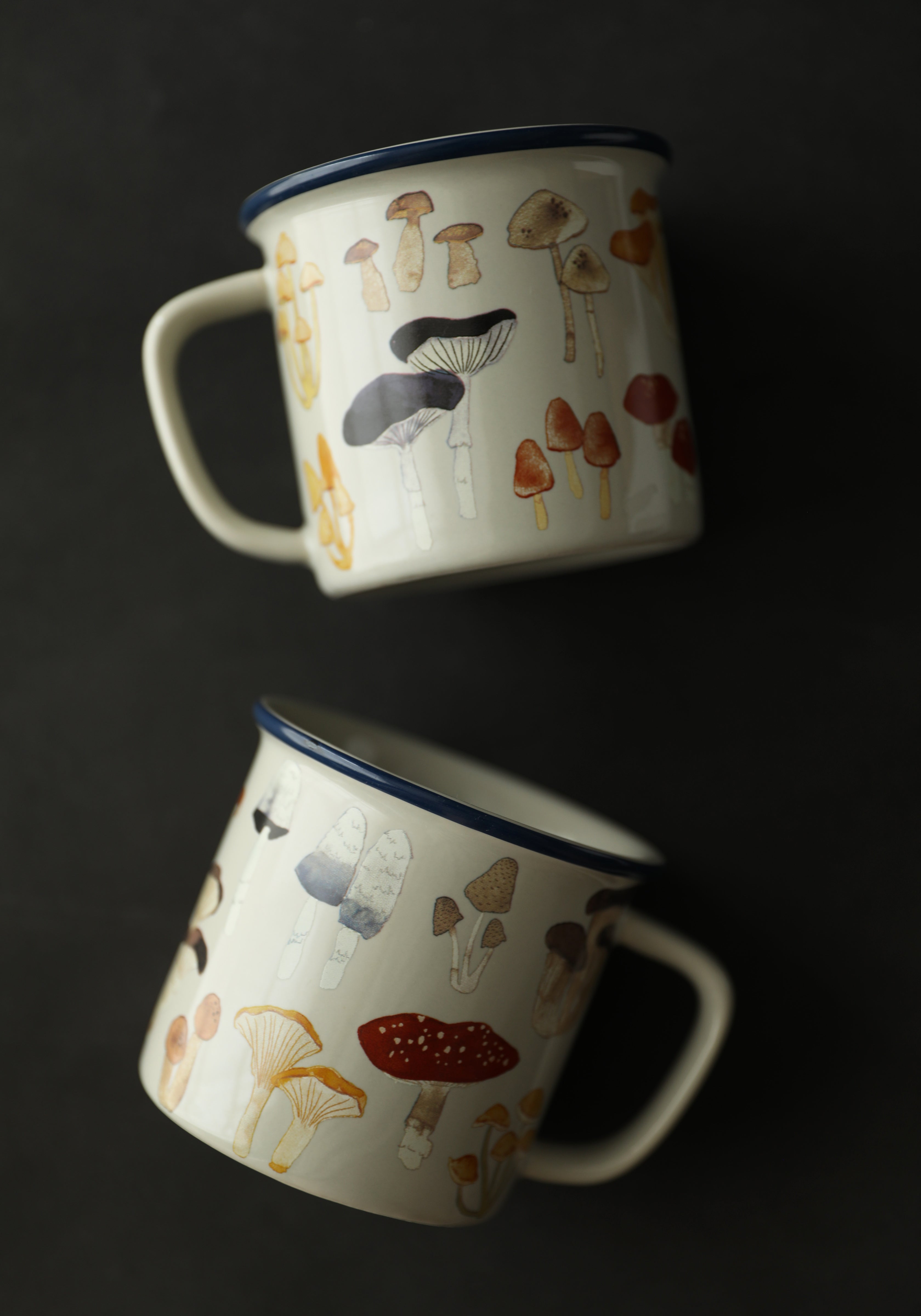 Psychedelic Small Mushroom New Daze Poisonous Mushroom Ceramic Small Tea Container