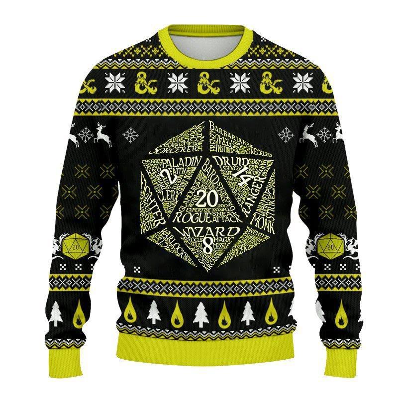 Men's And Women's Fashion Casual Digital Printing Round Neck Sweatshirt