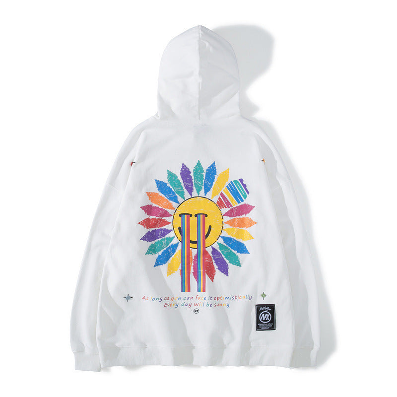 Graffiti print hoodie