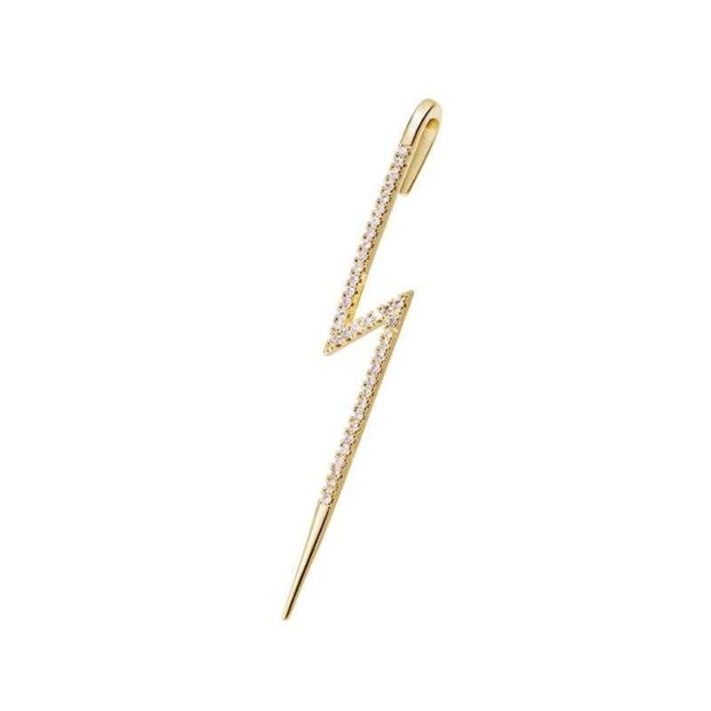 Glistening Ear Wrap Crawler Zircon Earrings Piercing Earrings Premium Earrings