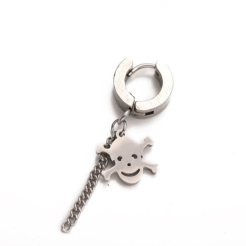 Single Street Hip Hop Earrings