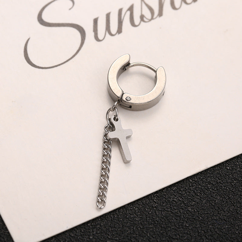 Single Street Hip Hop Earrings