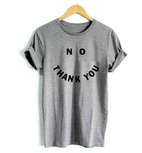 No Thank You Print Tee