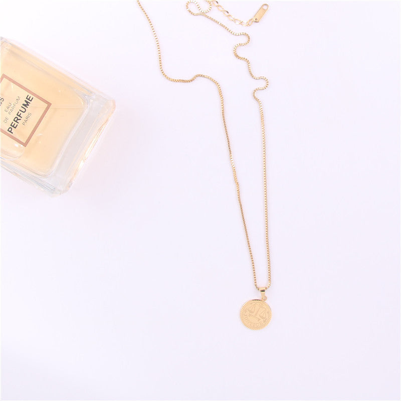 Hip hop gold necklace