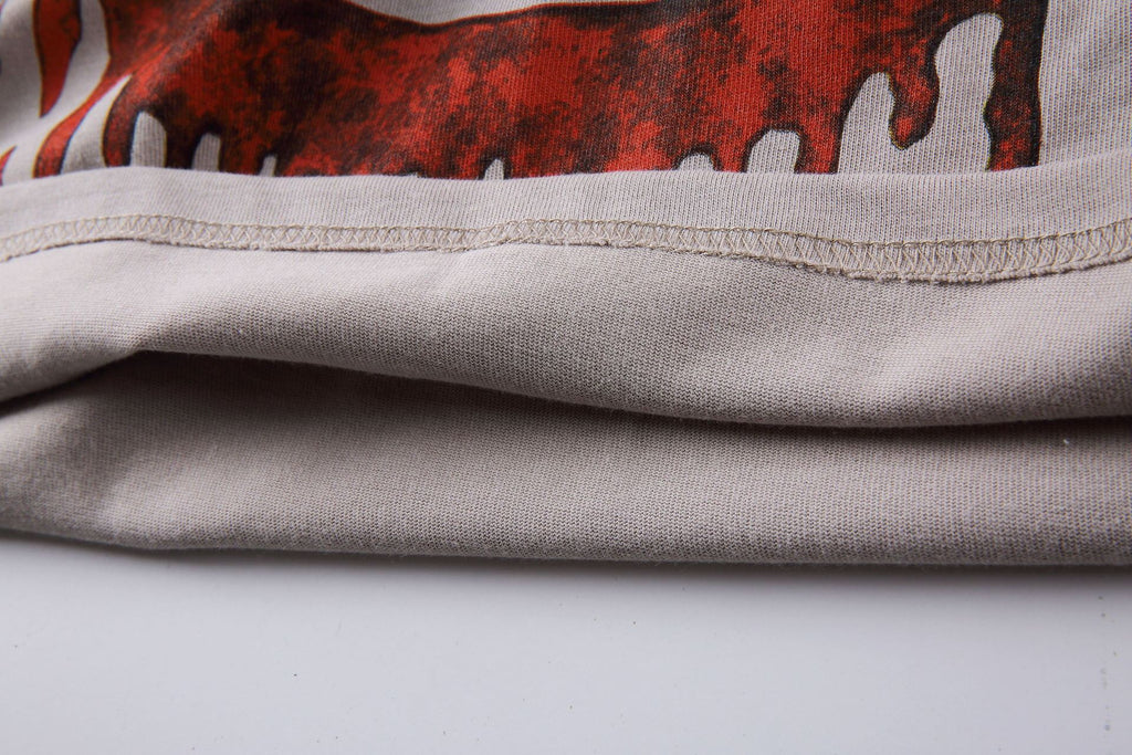 Street Skull Graffiti Coconut Long Sleeve T-Shirt