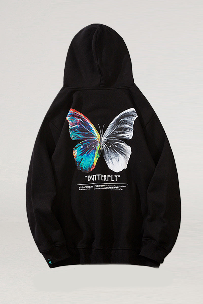 Fleece hooded sweatshirt